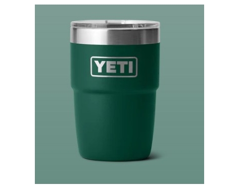 Yeti Rambler 8 oz Cup Black Forest Green