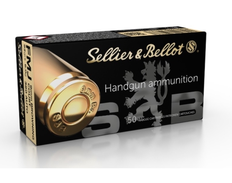 Sellier & Bellot 9mm court FMJ 92grs / 6.0g 50 rounds