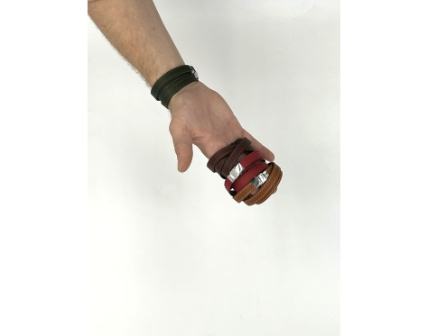 Alexandre Mareuil Leder Armband