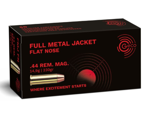 Geco Full Metal Jacket Flachkopf 14,9G, 230Gr - 50 Stück Kal