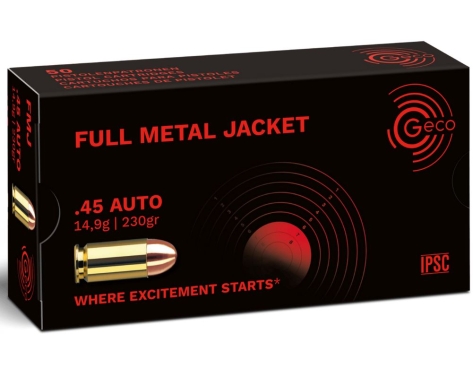 Geco 45 ACP VM 14.9g/230gr Kal. 45 Auto