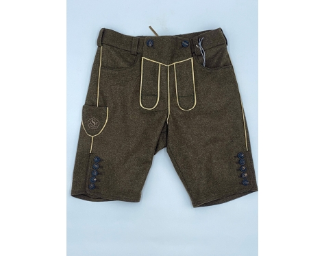 JSE Kurze Hose Loden "Lederhose"