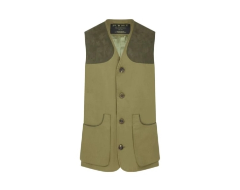 MensLightweightShootingVestGreenFront
