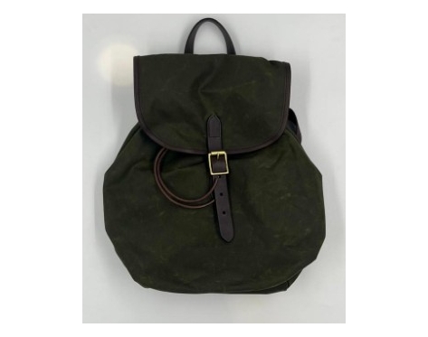JSE Light Waxed Grün Rucksack