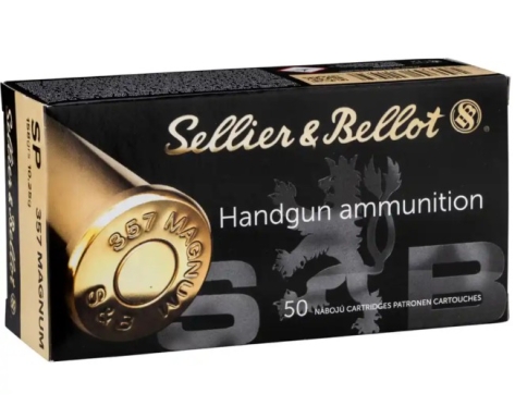 Sellier & Bellot FMJ 10.25g / 158grs Cal. .357 Mag.