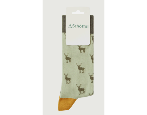 Schöffel Men's Single Cotton Sock Woodland Stag 7-11
