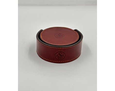 Rey Pavon Coaster Case Dark Brown