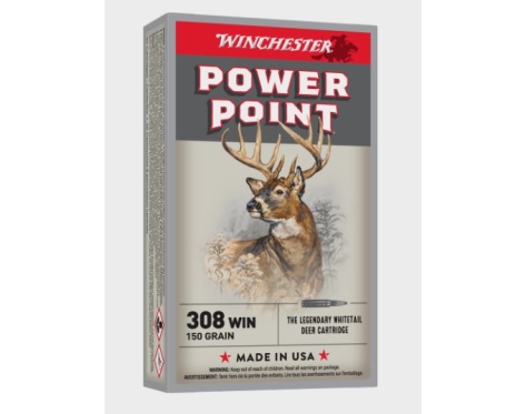 Winchester Power Point 150gr Kal. 308 Win.
